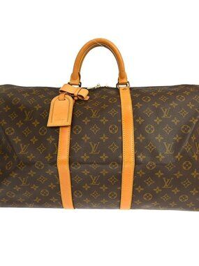 LOUIS VUITTON KEEPALL 55 TRAVEL HANDBAG MONOGRAM